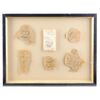 Lot # 1626: Various Productions - J.W. Rinzler Collection: Framed Hand-Drawn Jack Kirby, Alan Weis, Don Rico, Joe Kubert, Sergio Argones, and John Romita, Sr. Sketches