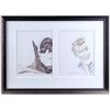Lot # 1627: DC Comics - J.W. Rinzler Collection: Framed Hand-Drawn Jerry Robinson Batman and Joker Sketches