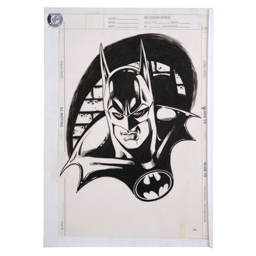 Lot # 1628: DC Comics - Hand-Drawn Jose Luis Garcia-Lopez Style Guide Illustration