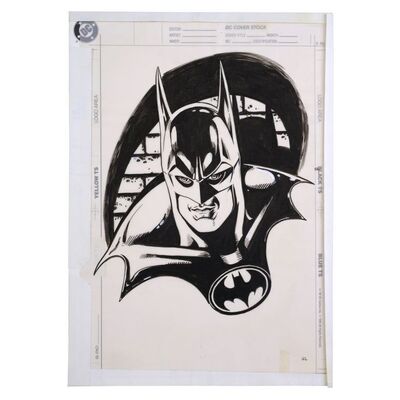 Lot # 1628: DC Comics - Hand-Drawn Jose Luis Garcia-Lopez Style Guide Illustration