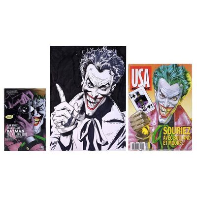 Lot # 1630: Comics Usa - Hand-Drawn Brian Bolland Batman: The Killing Joke Cover from USA Magazine No. 36
