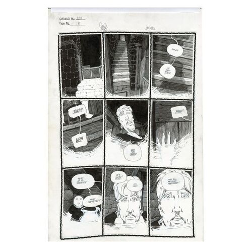 Lot # 1639: Aardvark-Vanaheim - Cerebus No. 124 P. 18 by Dave Sim and Gerhard