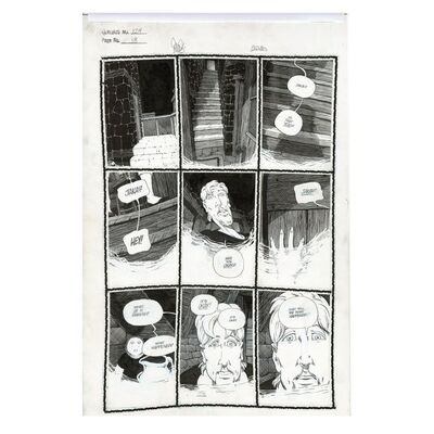 Lot # 1639: Aardvark-Vanaheim - Cerebus No. 124 P. 18 by Dave Sim and Gerhard