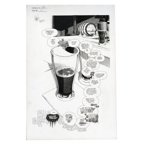Lot # 1641: Aardvark-Vanaheim - Cerebus No. 220 P. 2 by Dave Sim and Gerhard