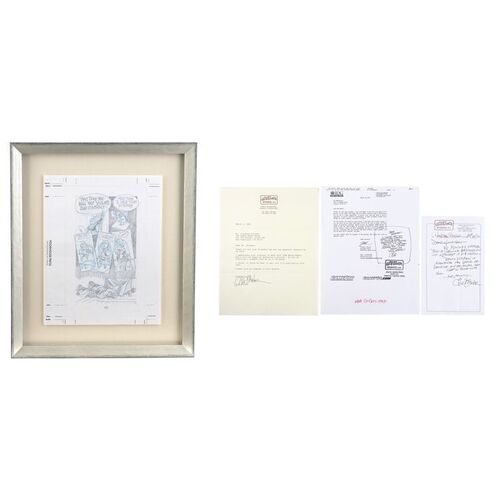 Lot # 1645: Baronet Press - J.W. Rinzler Collection: Framed A Contract with God P. 50 by Will Eisner