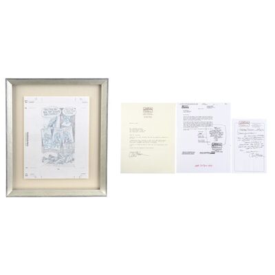 Lot # 1645: Baronet Press - J.W. Rinzler Collection: Framed A Contract with God P. 50 by Will Eisner