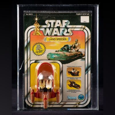 Lot # 1678: Star Wars: A New Hope (1977) - Charles Lippincott Collection: Diecast Land Speeder DCA 80 NM
