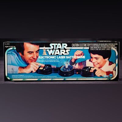 Lot # 1695: Star Wars Toys - Charles Lippincott Collection: Electronic Laser Battle Game