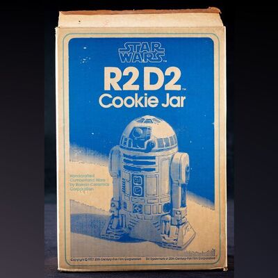 Lot # 1697: Star Wars: A New Hope (1977) - Charles Lippincott Collection: Charles Lippincott Collection: R2D2 Cookie Jar