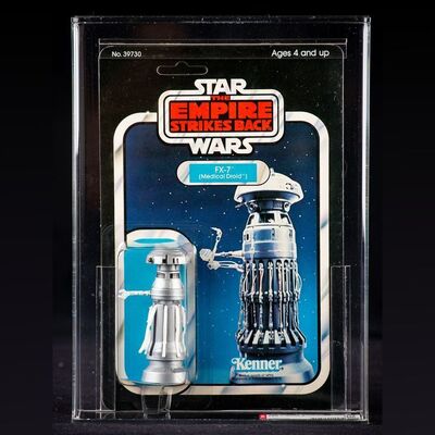 Lot # 1705: Star Wars: The Empire Strikes Back (1980) - Charles Lippincott Collection: FX-7 Medical Droid ESB31A AFA 80 NM