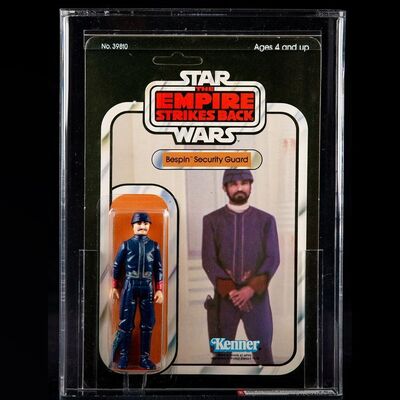 Lot # 1706: Star Wars: The Empire Strikes Back (1980) - Charles Lippincott Collection: Bespin Security Guard ESB31A AFA 75 EX+/NM