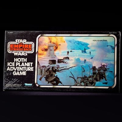 Lot # 1708: Star Wars: The Empire Strikes Back (1980) - Charles Lippincott Collection: Hoth Ice Planet Adventure Game - Sealed