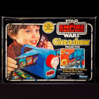 Lot # 1710: Star Wars Toys - Charles Lippincott Collection: Give-a-show Projector - Sealed