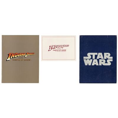 Lot # 1718: Lucasfilm - Charles Lippincott Collection: Pair of Indiana Jones and The Temple of Doom and Star Wars: A New Hope Screening Programs