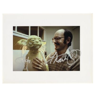 Lot # 1730: Star Wars: The Empire Strikes Back (1980) - J.W. Rinzler Collection: Frank Oz-Autographed Yoda Photo