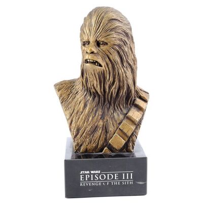 Lot # 1739: Star Wars: Revenge Of The Sith (2005) - J.W. Rinzler Collection: Chewbacca Bust Crew Gift