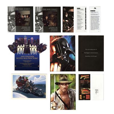 Lot # 1745: Lucasfilm - J.W. Rinzler Collection: Set of Lucas Licensing Cards and Invitations