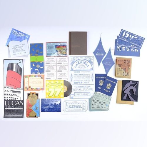 Lot # 1749: Lucasfilm - J.W. Rinzler Collection: Set of Party Invitations