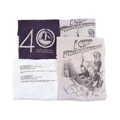 Lot # 1759: Lucasfilm - J.W. Rinzler Collection: Rare Crew and Company T-Shirts