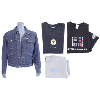 Lot # 1760: Star Wars Prequel Trilogy - J.W. Rinzler Collection: Crew Jacket and T-Shirt Set