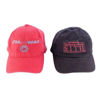 Lot # 1762: Star Wars: Revenge Of The Sith (2005) - J.W. Rinzler Collection: Pair of Crew Hats