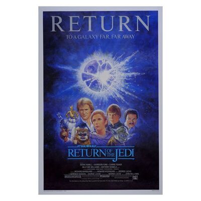 Lot # 1776: Star Wars: Return Of The Jedi (1983) - J.W. Rinzler Collection: J.W. Rinzler Collection: U.S. One Sheet Rolled Rerelease Poster
