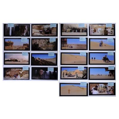Lot # 1790: Star Wars: Frames (2011) - J.W. Rinzler Collection: Set of 18 George Lucas-Marked Printer's Proofs
