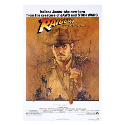 Lot # 1818: Raiders Of The Lost Ark (1981) - Howard Kazanjian Collection: US One-Sheet