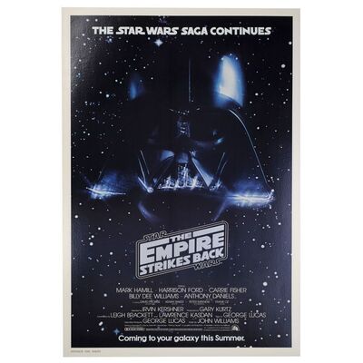 Lot # 1831: Star Wars: The Empire Strikes Back (1980) - Advance One-Sheet Poster