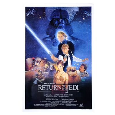 Lot # 1842: Star Wars: Return Of The Jedi (1983) - Howard Kazanjian Collection: Style "B" One-Sheet