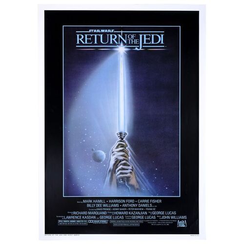 Lot # 1844: Star Wars: Return Of The Jedi (1983) - Howard Kazanjian Collection: Style "A" One-Sheet