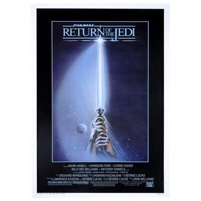 Lot # 1844: Star Wars: Return Of The Jedi (1983) - Howard Kazanjian Collection: Style "A" One-Sheet
