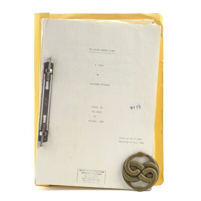 Lot # 1859: The Neverending Story (1984) - Production Backup Screenplay and Auryn Pendant