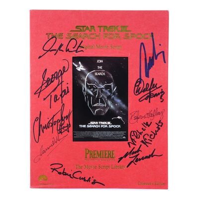 Lot # 1861: Star Trek III: The Search For Spock (1984) - Cast-Signed Script