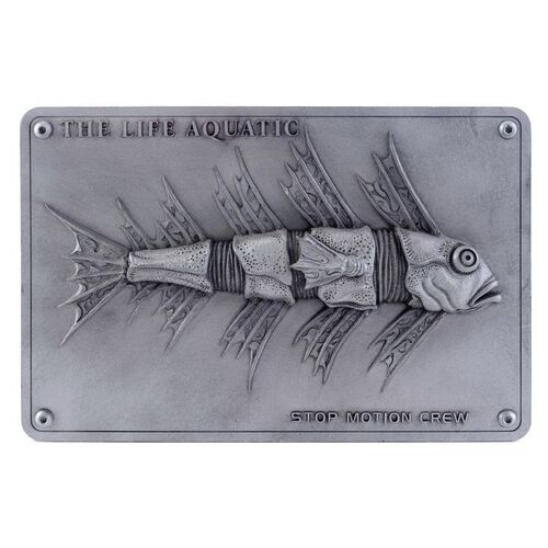Lot # 1871: The Life Aquatic With Steve Zissou (2004) - Stop-Motion Crew Gift Plaque