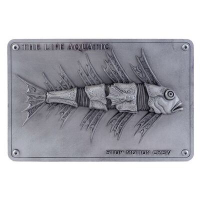 Lot # 1871: The Life Aquatic With Steve Zissou (2004) - Stop-Motion Crew Gift Plaque