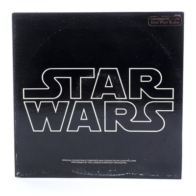 Lot # 1875: Star Wars: A New Hope (1977) - Promotional Copy of Dual-LP Soundtrack with Poster and Insert Hand-Signed by John Williams