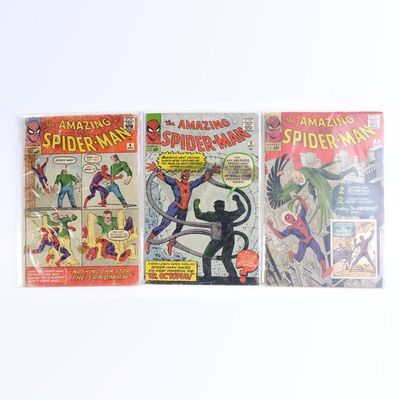Lot # 1473: Marvel Comics - J.W. Rinzler Collection: The Amazing Spider-Man No. 2-4 [Qty. 3]