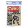 Lot # 1526: Marvel Comics - J.W. Rinzler Collection: Tales of Suspense No. 39 CGC 0.5