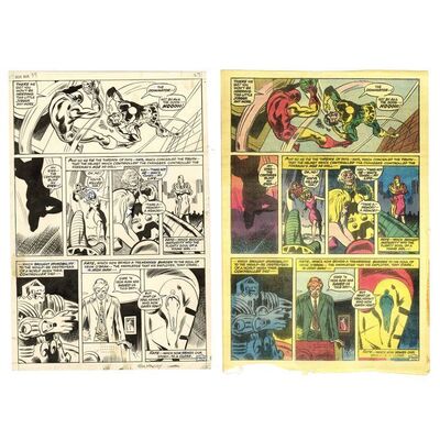 Lot # 1619: Marvel Comics - J.W. Rinzler Collection: Iron Man No. 37 P. 27 by Don Heck and Jim Mooney