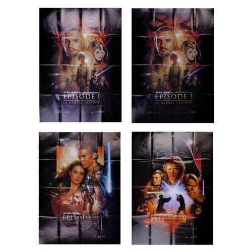 Lot # 1784: Star Wars: Various Productions - J.W. Rinzler Collection: J.W. Rinzler Collection: Prequel Films Oversize Foreign Posters