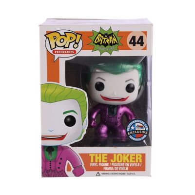 Lot #1 - DC - BATMAN CLASSIC TV SERIES - Funko POP! The Joker #44 Dallas Comic Con Toy Matric Exclusive