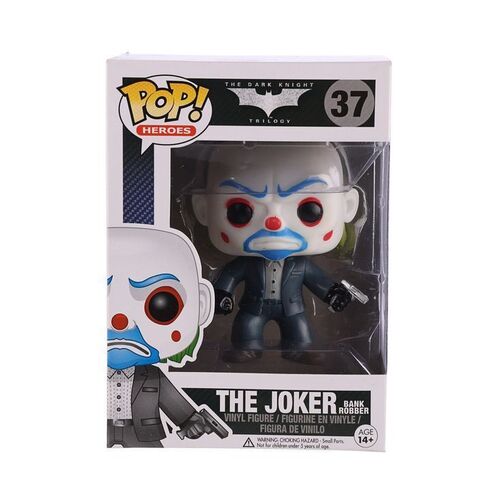 Lot #7 - DC - THE DARK KNIGHT TRILOGY - Funko POP! The Joker Bank Robber #37
