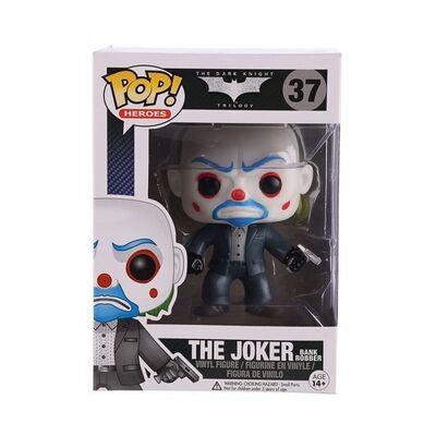 Lot #7 - DC - THE DARK KNIGHT TRILOGY - Funko POP! The Joker Bank Robber #37
