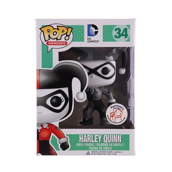 Lot #10 - DC COMICS - Funko POP! Harley Quinn #34 Harrison's Comics ...