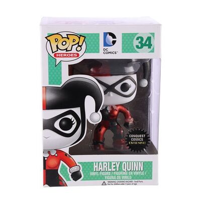 Lot #12 - DC COMICS - Funko POP! Harley Quinn #34 Conquest Comics Exclusive