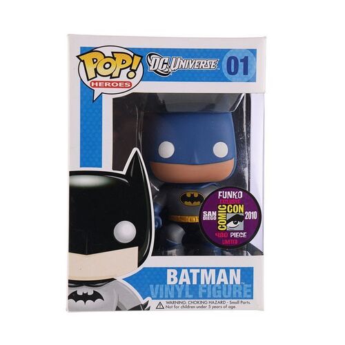 Lot #18 - DC UNIVERSE - Funko POP! Batman #01 San Diego Comic-Con Exclusive