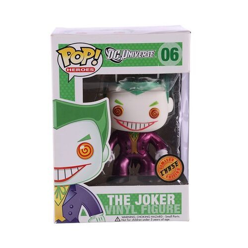 Lot #25 - DC UNIVERSE - Funko POP! The Joker #06 Chase Exclusive