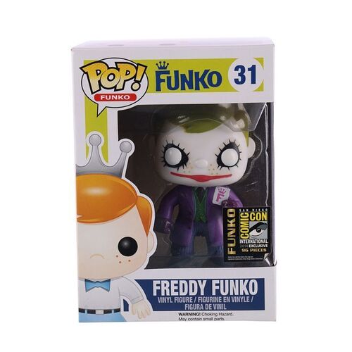 Lot #36 - FUNKO - Funko POP! Freddy Funko Joker #31 San Diego Comic-Con Exclusive