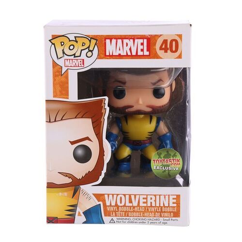 Lot #39 - MARVEL - Funko POP! Wolverine #40 Toytastic Exclusive